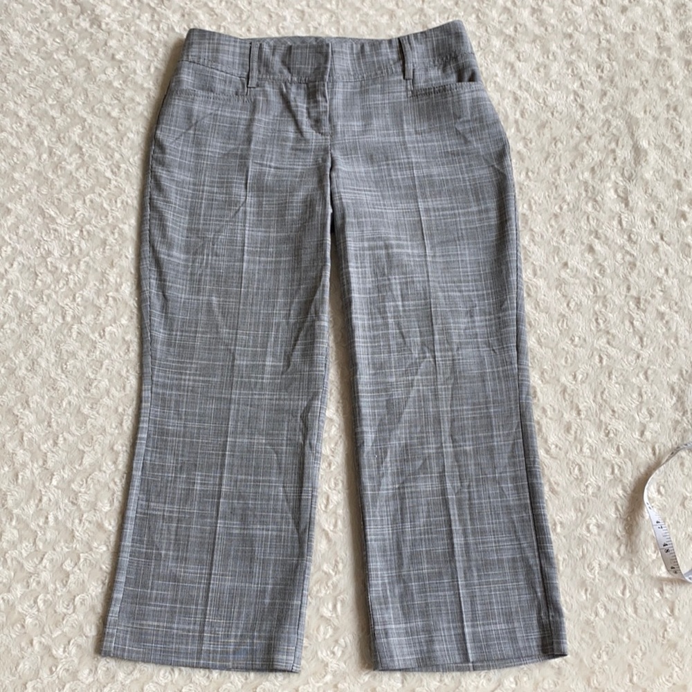 Express Design Studio Plaid Dress Capri